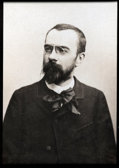 Portrait of Louis Charles Bonaventure Alfred Bruneau by French Photographer